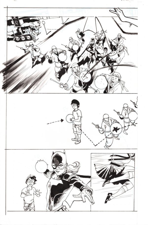Batgirl #1 Page 13-14 by Rafael Albuquerque