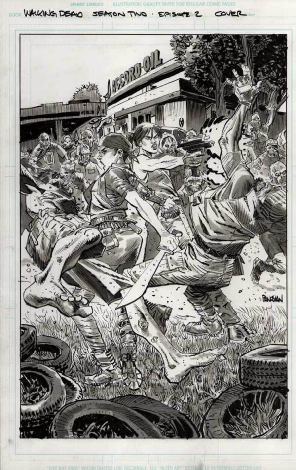 Walking Dead Season Two, Episode #2 Cover by Dan Panosian