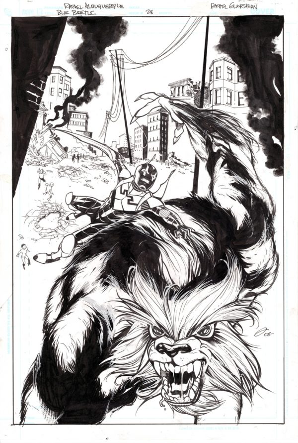 Blue Beetle #28 by Rafael Albuquerque