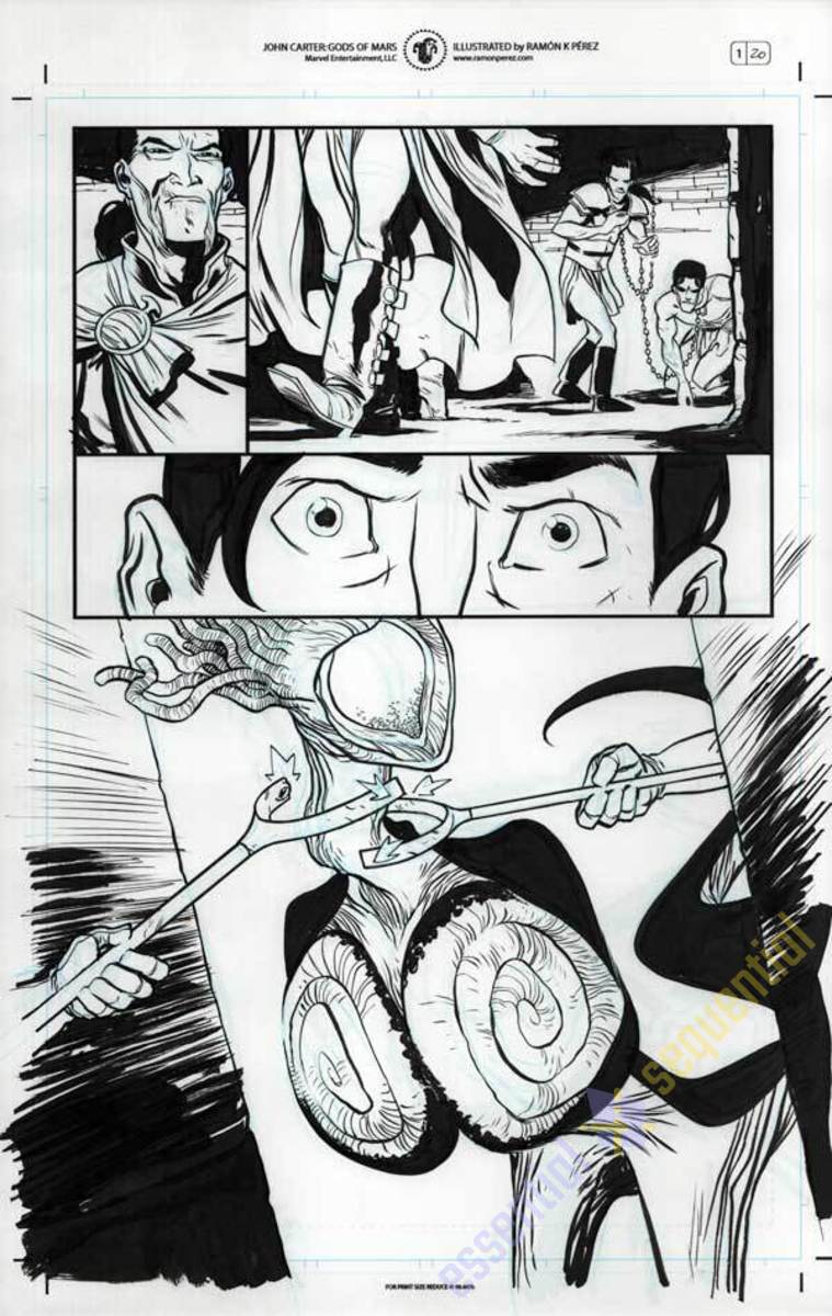 John Carter: The Gods of Mars #1 p.20 by Ramon Perez 1 John Carter: The Gods of Mars #1 p.20 by Ramon Perez
