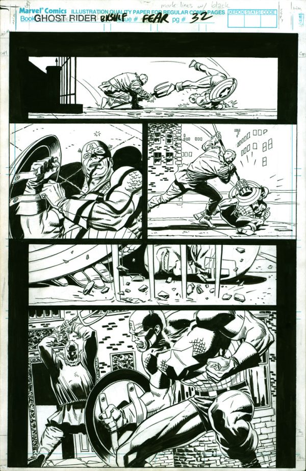 Ghost Rider/Captain America: Fear p.32 by Lee Weeks