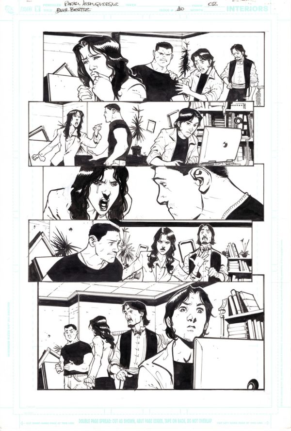 Blue Beetle #10 Page 2 by Rafael Albuquerque