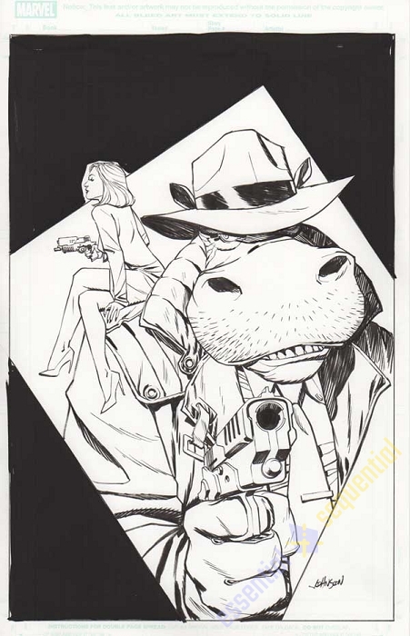 Elephantmen Cover by Dave Johnson