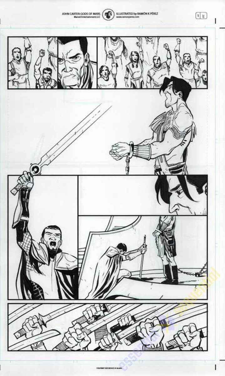 John Carter: The Gods of Mars #1 p.11 by Ramon Perez 1 John Carter: The Gods of Mars #1 p.11 by Ramon Perez