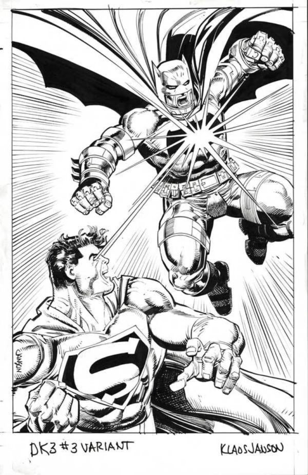 Dark Knight III #3 Variant Cover by Klaus Janson