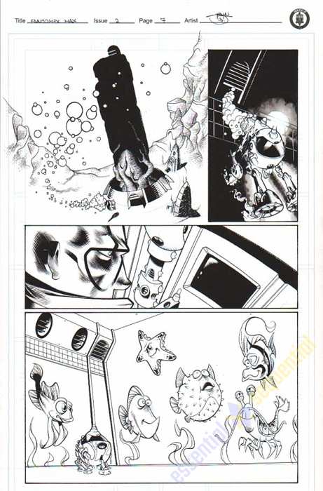 Fantomex Max Issue 2 p.07 by Shawn Crystal