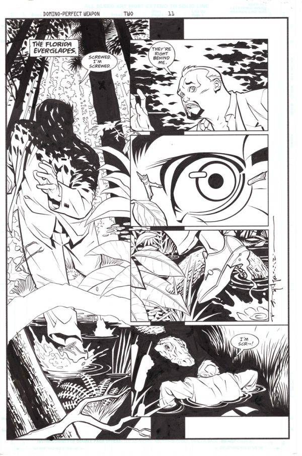 Domino: Perfect Weapon (Part 2) #2 p.11 by Brian Stelfreeze