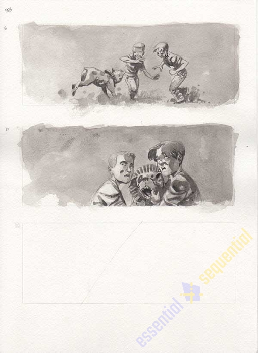 All-New Hawkeye #3 p.18-19 by Ramon Perez