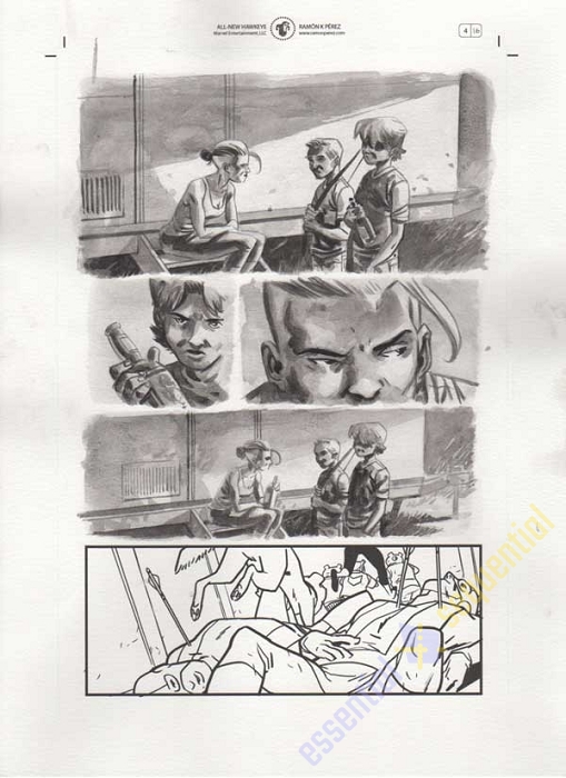 All-New Hawkeye #4 p.16 by Ramon Perez