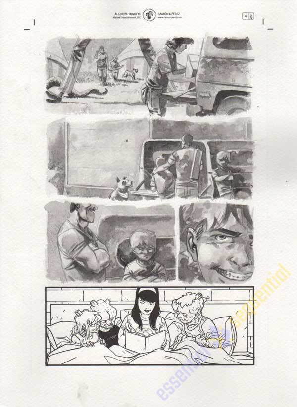 All-New Hawkeye #4 p.04 by Ramon Perez