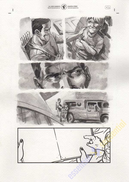 All-New Hawkeye #4 p.05 by Ramon Perez