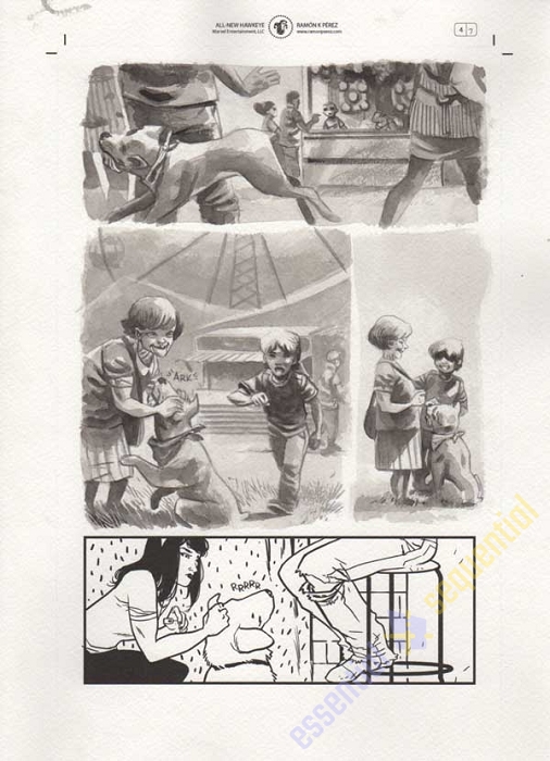 All-New Hawkeye #4 p.07 by Ramon Perez