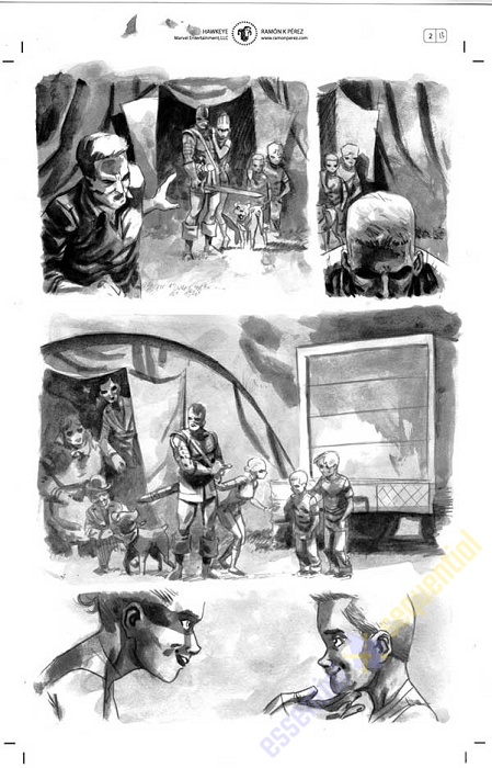 All-New Hawkeye #2 p.13 by Ramon Perez