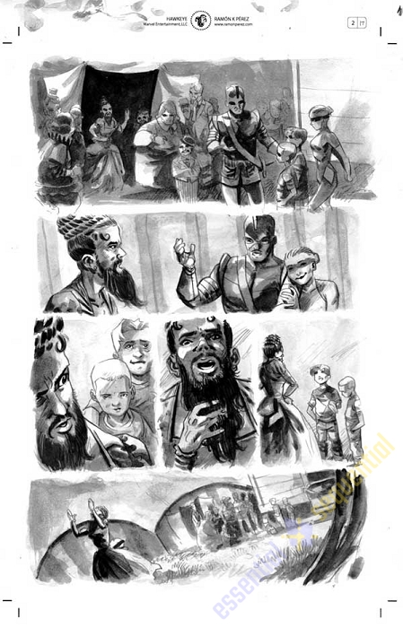 All-New Hawkeye #2 p.17 by Ramon Perez