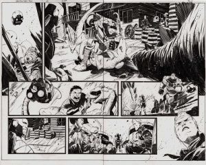 Indestructible Hulk #12 p.12-13 by Matteo Scalera
