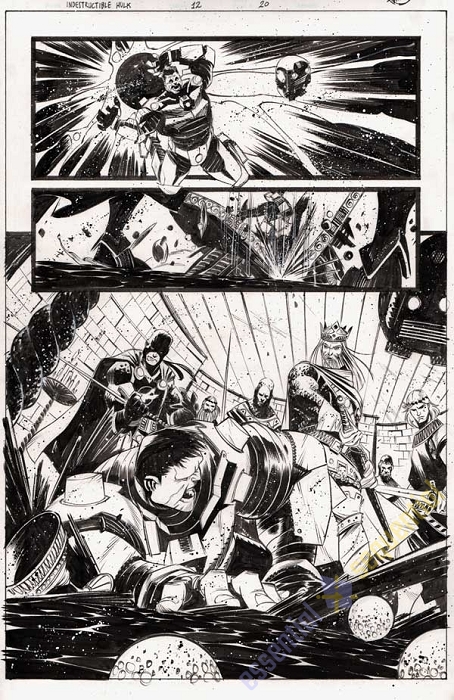 Indestructible Hulk #12 p.20 by Matteo Scalera