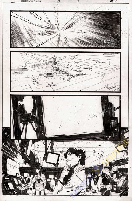 Indestructible Hulk Issue 13 Page 01 by Matteo Scalera