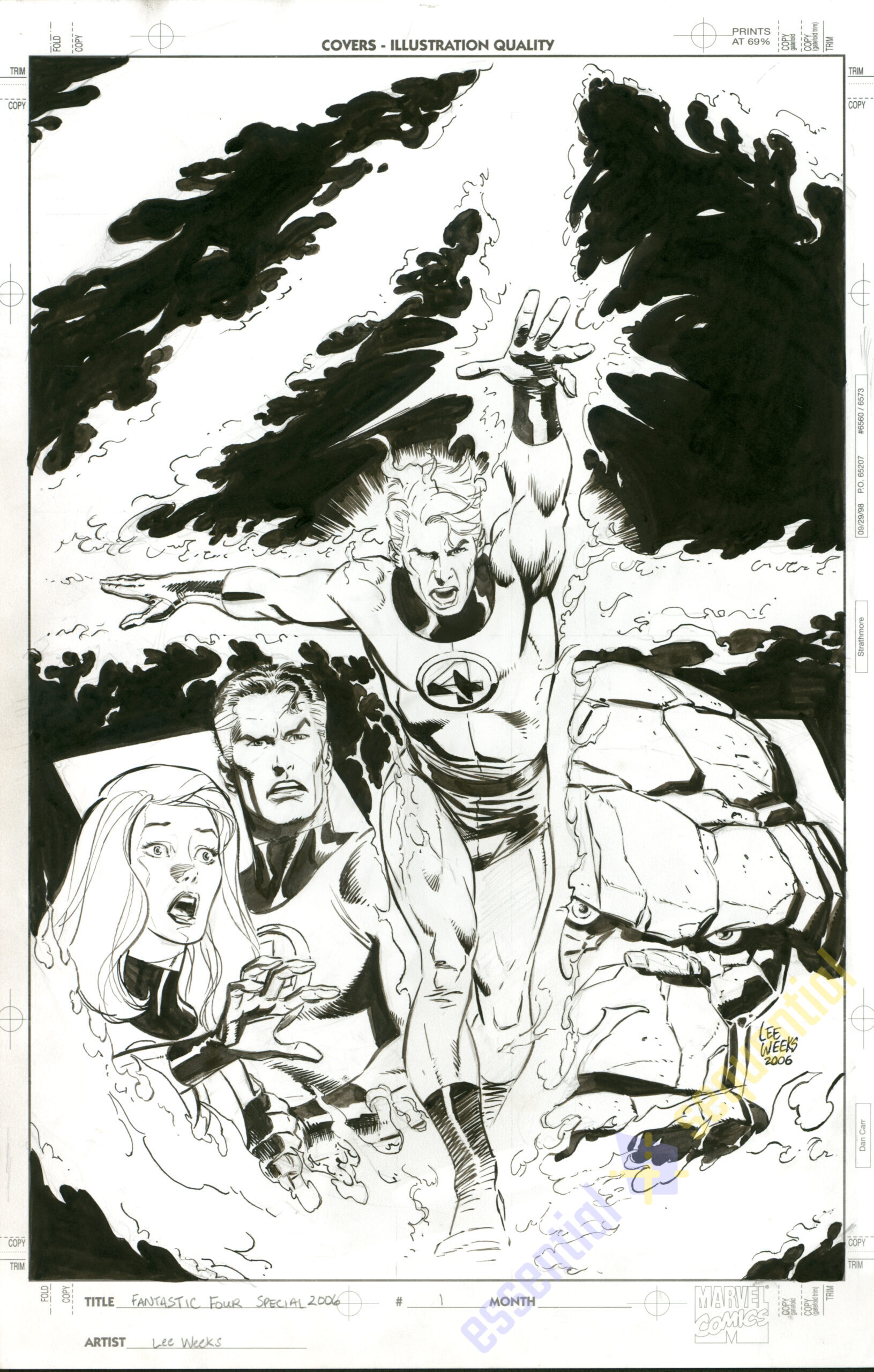 Fantastic Four: A Death in the Family #1 by Lee Weeks 1 Fantastic Four: A Death in the Family #1 by Lee Weeks