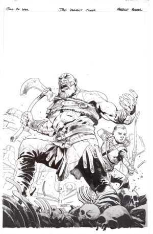 God of War #1 Variant Cover by Mahmud Asrar