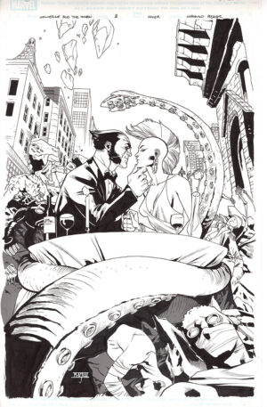 Wolverine and the X-men #8 Cover by Mahmud Asrar