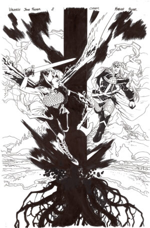 Jane Foster: Valkyrie #8 Cover by Mahmud Asrar