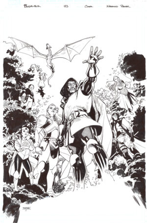 Excalibur #23 Cover by Mahmud Asrar