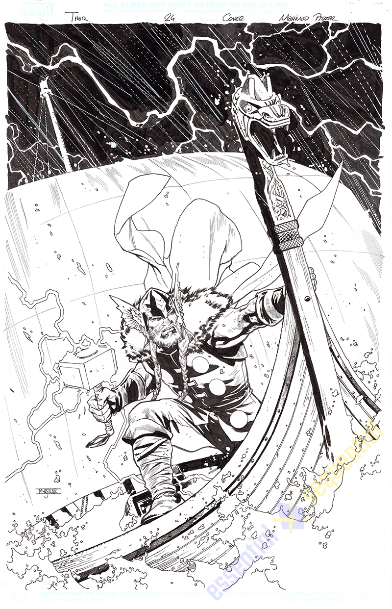 Thor #24 Cover by Mahmud Asrar 1 Thor #24 Cover by Mahmud Asrar