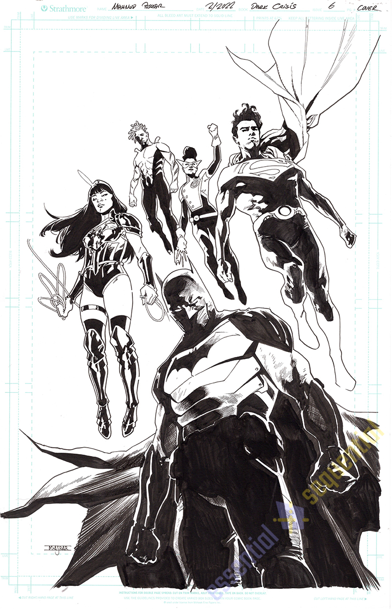 Dark Crisis on Infinite Earths #6 Cover by Mahmud Asrar 1 Dark Crisis on Infinite Earths #6 Cover by Mahmud Asrar