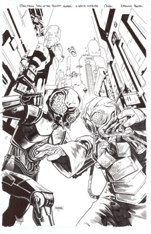 Star Wars War Bounty Hunters 4-Lom Zuckuss #1 by Mahmud Asrar