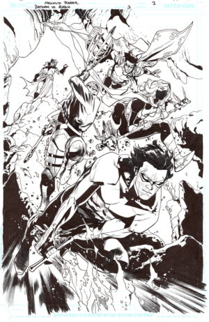 Batman v Robin #3 Page 3 by Mahmud Asrar