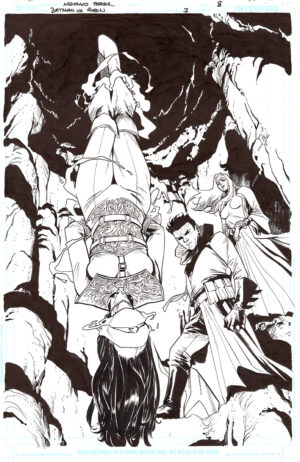 Batman v Robin #3 Page 8 by Mahmud Asrar