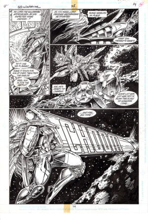 Guy Gardner: Warrior #35 Page 14 by Joyce Chin