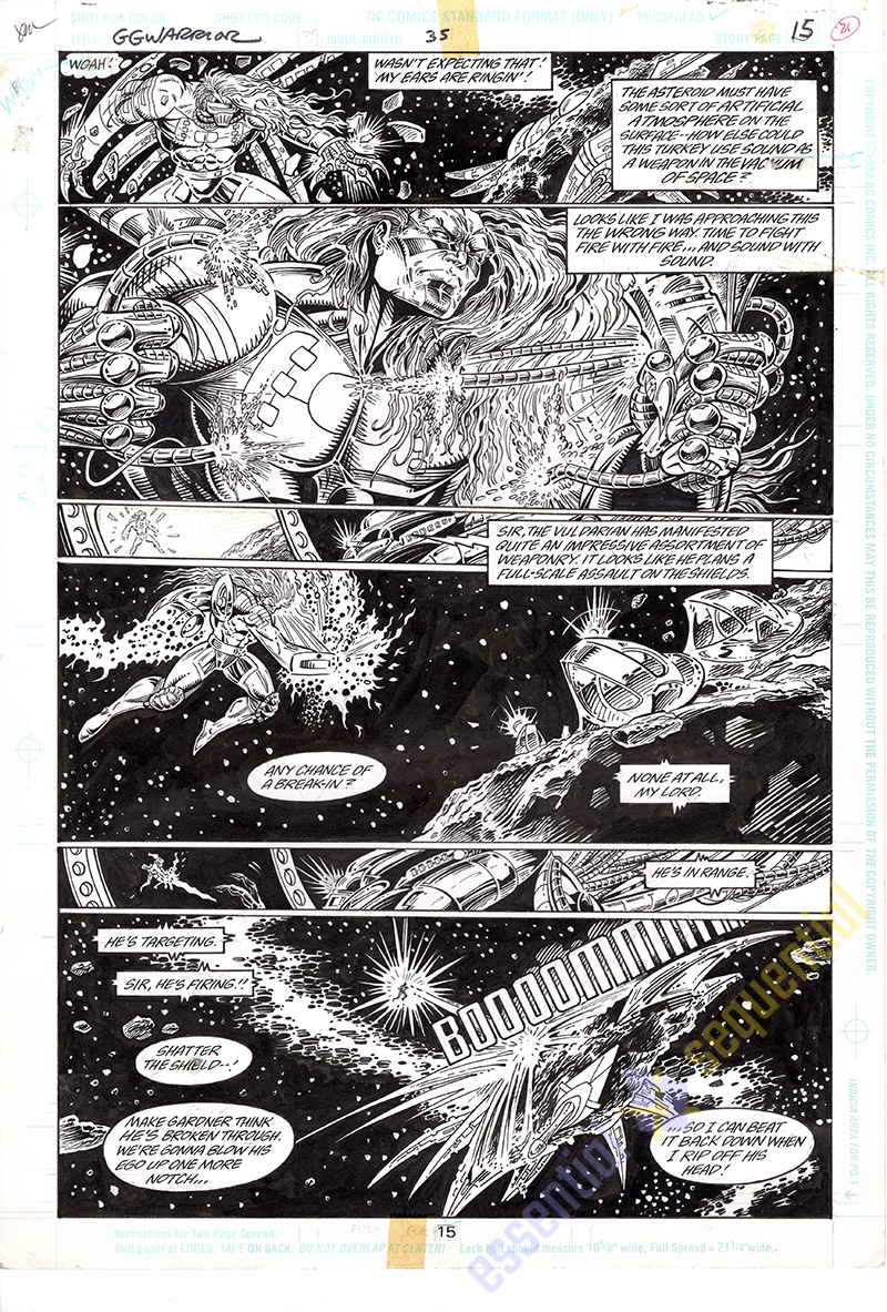 Guy Gardner: Warrior #35 Page 15 by Joyce Chin 1 Guy Gardner: Warrior #35 Page 15 by Joyce Chin