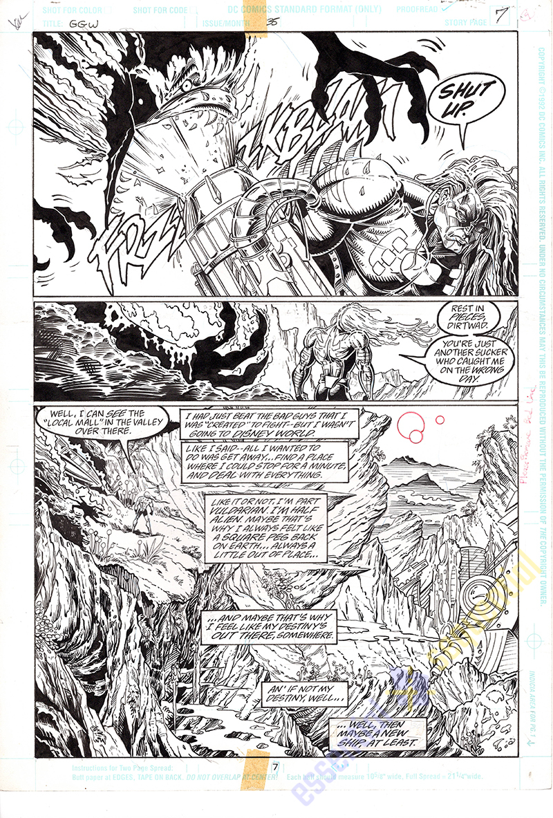 Guy Gardner: Warrior #35 Page 7 by Joyce Chin 1 Guy Gardner: Warrior #35 Page 7 by Joyce Chin
