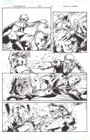 Thunderbolts #137 Page 9 by Mahmud Asrar