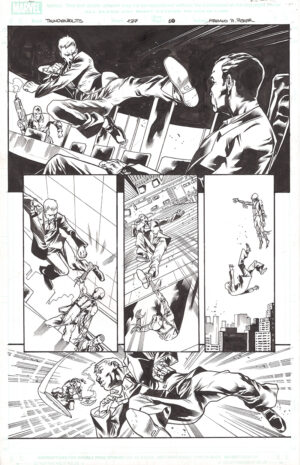 Thunderbolts #137 Page 10 by Mahmud Asrar