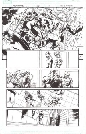Thunderbolts #137 Page 11 by Mahmud Asrar