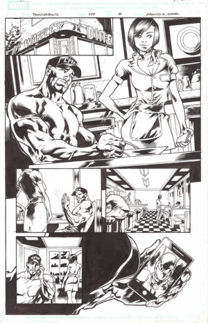 Thurnderbolts #137 Page 14 by Mahmud Asrar