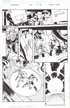 Thunderbolts #137 Page 36 by Mahmud Asrar