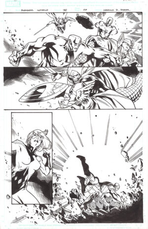 Avengers Initiative #32 Page 17 by Mahmud Asrar