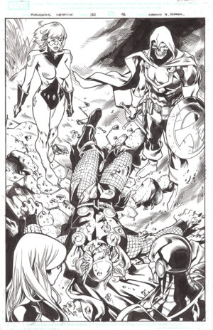 Avengers Initiative #32 Page 18 by Mahmud Asrar