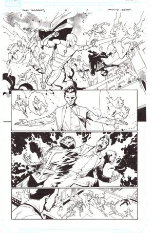 All-New, All-Different Avengers #6 Page 1 by Mahmud Asrar