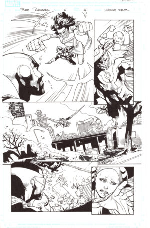 All-New, All-Different Avengers #6 Page 8 by Mahmud Asrar