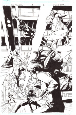 All-New, All-Different Avengers #9 Page 2 by Mahmud Asrar