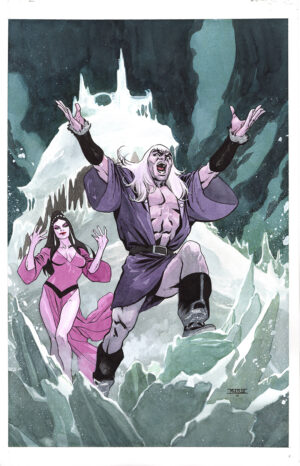 Fire and Ice #2 Variant Cover by Mahmud Asrar