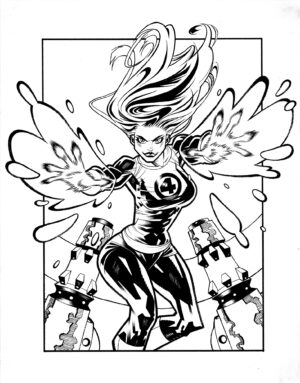 Marvel SNAP! THE INVISIBLE WOMAN by Shawn Crystal
