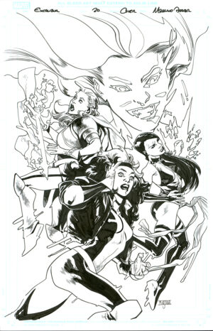 Excalibur #20 Cover by Mahmud Asrar