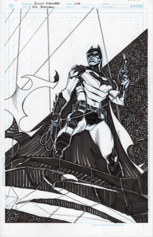 I am Batman #15 Cover by Cully Hamner