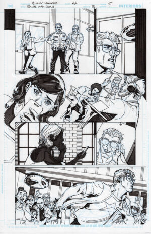 Blue and Gold #3 Page 5 by Cully Hamner