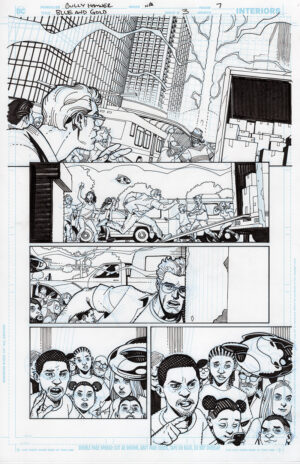 Blue and Gold #3 Page 7 by Cully Hamner